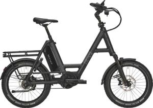 i:SY E5 ZR F CX Adventure (800 Wh), 5 Gang Nabenschaltung, Unisexfahrrad, Kompakt, Modell 2025, 20 Zoll 47 cm pepper black
