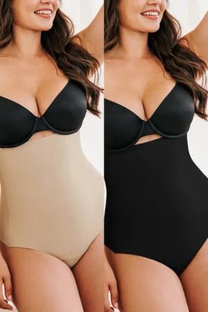 High-Waist Shapewear-Slip-Set