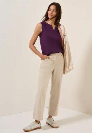 Cecil Damen Top in Unifarbe in Pink, Gr: XL