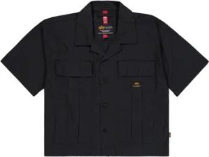 Alpha Industries  T-Shirts & Poloshirts Short Sleeve Cargo Shirt W - black