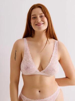 Erlich Textil Bügelloser BH DREAMY LACE PLUNGE BRA