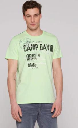 CAMP DAVID Rundhalsshirt, aus Baumwolle
