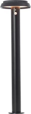 Brilliant LED Außen-Stehlampe "Alvero", LED Außenstehleuchte, Solar, 70 cm, 500 lm, 3000 K, Metall, schwarz
