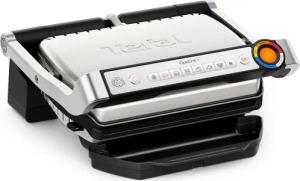 Tefal Kontaktgrill "GC717D OptiGrill+", 2000 W, erneuerte Kochstufenanzeige, 6 Automatikprogramme, inkl. Rezeptbuch