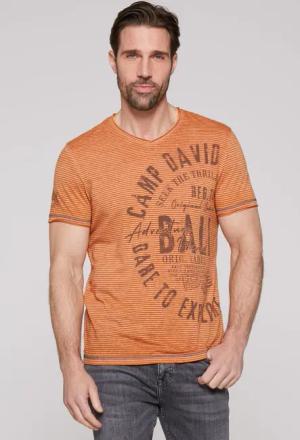 CAMP DAVID V-Shirt, mit Baumwolle