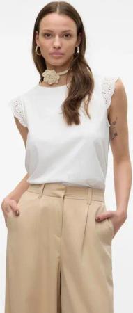 Vero Moda T-Shirt "VMEMILY SL GATHERING TOP JRS NOOS"