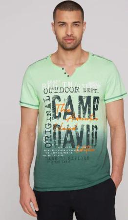 CAMP DAVID Rundhalsshirt, aus Baumwolle