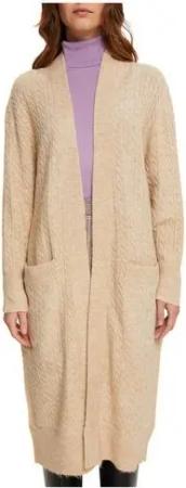 Esprit Longpullover Pullover für Damen in sand (1-tlg)