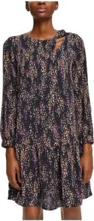 Esprit Jerseykleid Damen Freizeitkleid für Damen in schwarz (1-tlg)
