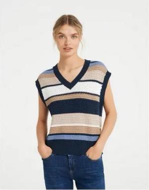 OPUS Longpullover Rollkragenpullover für Damen in blau (1-tlg)