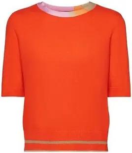Esprit Longpullover Pullover für Damen in orange (1-tlg)