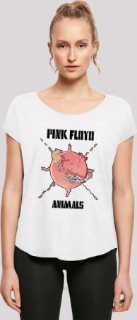 F4NT4STIC T-Shirt "Pink Floyd Fat Pig Ladies Long T-Shirt", Damen,Premium Merch,Lang,Longshirt,Bandshirt
