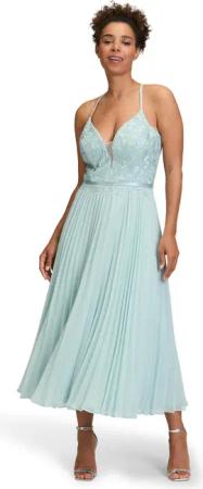 Vera Mont Abendkleid "Vera Mont Abendkleid mit Stickerei", Plissee