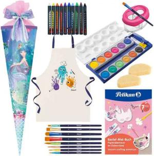Herlitz Schultüte 85 cm gefüllt 2025 Mädchen Mermaid