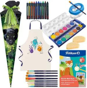 Herlitz Schultüte 85 cm gefüllt 2025 Jungen Panther