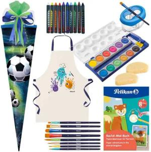 Herlitz Schultüte 85 cm gefüllt 2025 Jungen Fussball