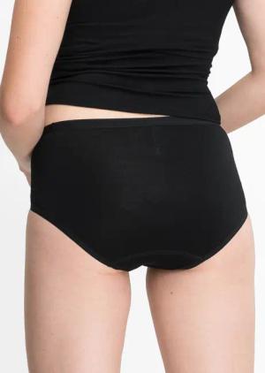 Trageangenehmer Slip mit Bambusfaser - schwarz - Gr. 40 von Goldner Fashion