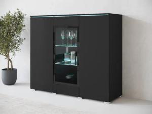 INOSIGN Highboard "Vera", Highboard mit 4 Türen, 9 Fächern, verglasten Türen