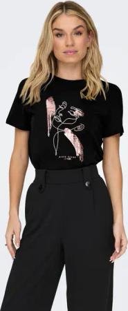 ONLY Kurzarmshirt "ONLKITA LIFE REG S/S MIX TOP CS JRS EX."