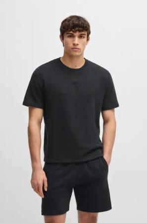 BOSS T-Shirt "David", mit großer Logostickerei