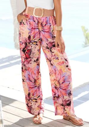 LASCANA Palazzohose, mit Alloverprint
