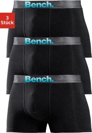 Bench. Boxer "Boxershorts für Herren", (Packung, 3 St.), Unterhosen mit Logo Webbund