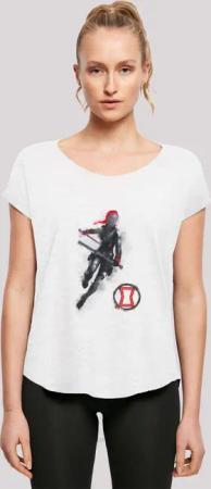 F4NT4STIC T-Shirt "Marvel Avengers Endgame Painted Black Widow", Damen,Premium Merch,Lang,Longshirt,Logo Print