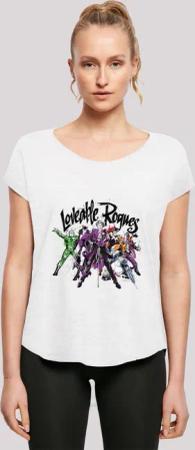 F4NT4STIC T-Shirt "DC Comics Batman Loveable Rogues", Damen,Premium Merch,Lang,Longshirt,Bedruckt