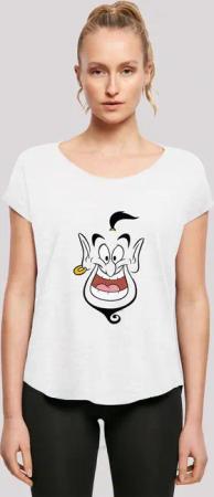 F4NT4STIC T-Shirt "Long Cut T-Shirt Disney Aladdin Genie Face", Damen,Premium Merch,Lang,Longshirt,Bedruckt