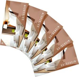itenga Geschenkkarte itenga 5x Geschenkgutschein Hotel Übernachtung (Motiv 33) Postkarte zu