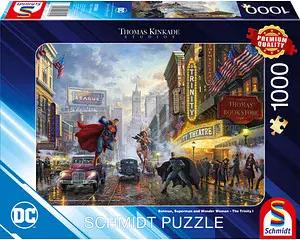 Schmidt Thomas Kinkade Batman, Superman und Wonder Woman Puzzle, 1000 Teile