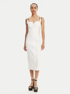 Versace Jeans Couture Coctailkleid 78HAO951 Weiß Slim Fit
