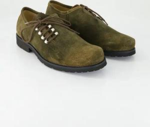Dirndl & Bua Schuhe - 6139 Veloursleder (Braun, Gr. 44)