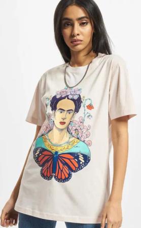 Merchcode Ladies Frida Kahlo Butterfly Tee