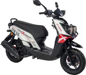 GT UNION Motorroller PX55 Cross Conzept 125, 124,6 ccm, 85 km/h, Euro 5, Luftgekühlter Motor