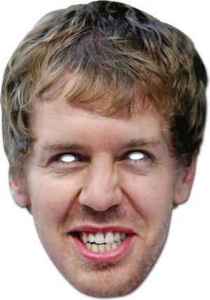 Verkleidungsmaske Vettel, Sebastian - Masken - Promi Maske