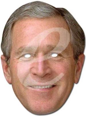 Verkleidungsmaske Bush, George - Masken - Promi Maske