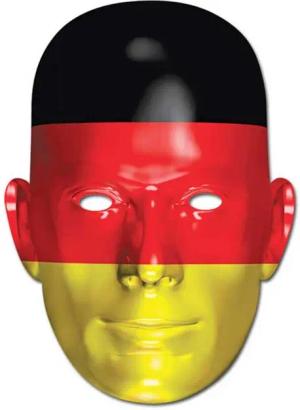 Verkleidungsmaske Deutschland Flagge - Masken - Fan Maske