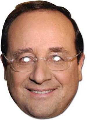 Verkleidungsmaske Hollande, Francois - Masken - Promi Maske
