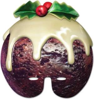 Verkleidungsmaske Christmas Pudding - Masken - Promi Maske