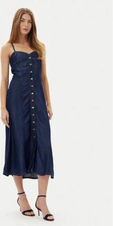 Guess Jeanskleid W5GK43 D5N61 Dunkelblau Regular Fit