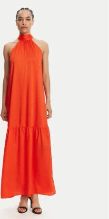 Liu Jo Abendkleid WA5393 T5973 Orange Regular Fit