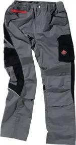Terrax Damenhose Gr. 38 grau/schwarz 65%PES/35%BW