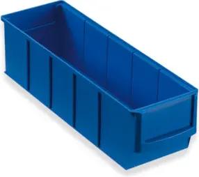 Hünersdorff Regalbox aus PP, 300x91x81 mm blau, Volumen 1,62 L, schmal