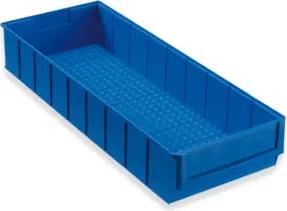 Hünersdorff Regalbox aus PP, 500x183x81 mm blau, Volumen 6,00 L, breit