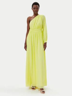 Rinascimento Abendkleid CFC0123856003 Gelb Regular Fit