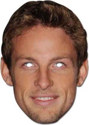 Verkleidungsmaske Button, Jenson - Masken - Promi Maske