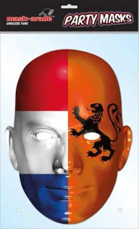 Verkleidungsmaske Holland Flagge - Masken - Fan Maske