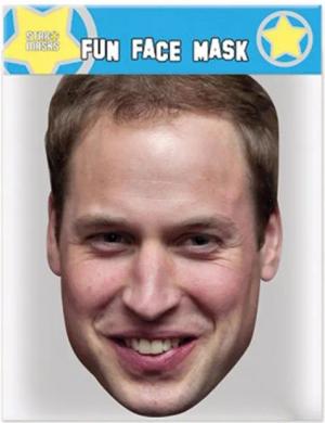 Verkleidungsmaske Prince William - Masken - Promi Maske Motiv 2
