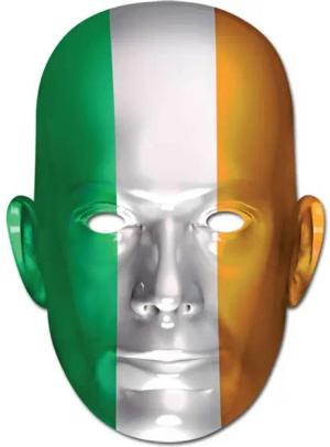 Verkleidungsmaske Irland Flagge - Masken - Promi Maske